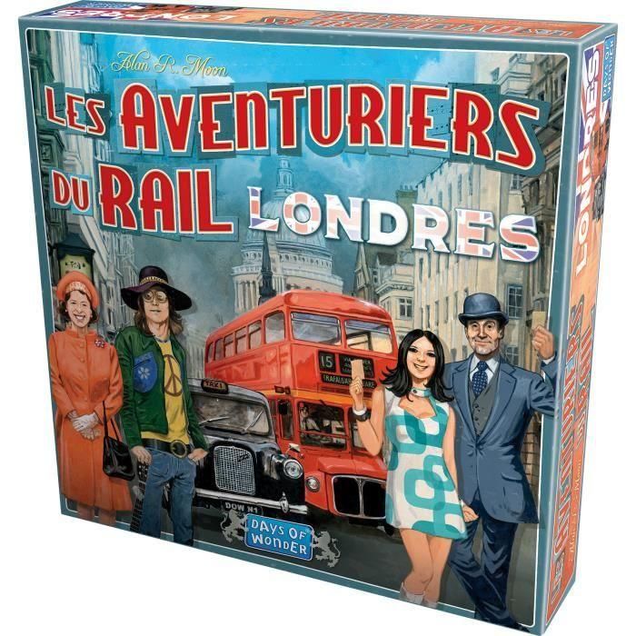 Días de Maravilla ACD0824968202616 Ticket to Ride: Londres Juego de mesa, 8+ años, 2-4 jugadores, 10-15 minutos 1 Días de Maravilla ACD0824968202616 Ticket to Ride: Londres Juego de mesa, 8+ años, 2-4 jugadores, 10-15 minutos 1