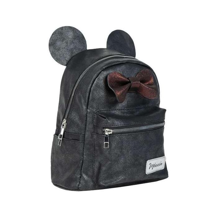 Mochila Escolar Minnie Mouse Negro