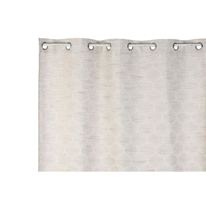 Cortina Tradicional DKD Home Decor Beige 260 x 260 x 140 cm 2