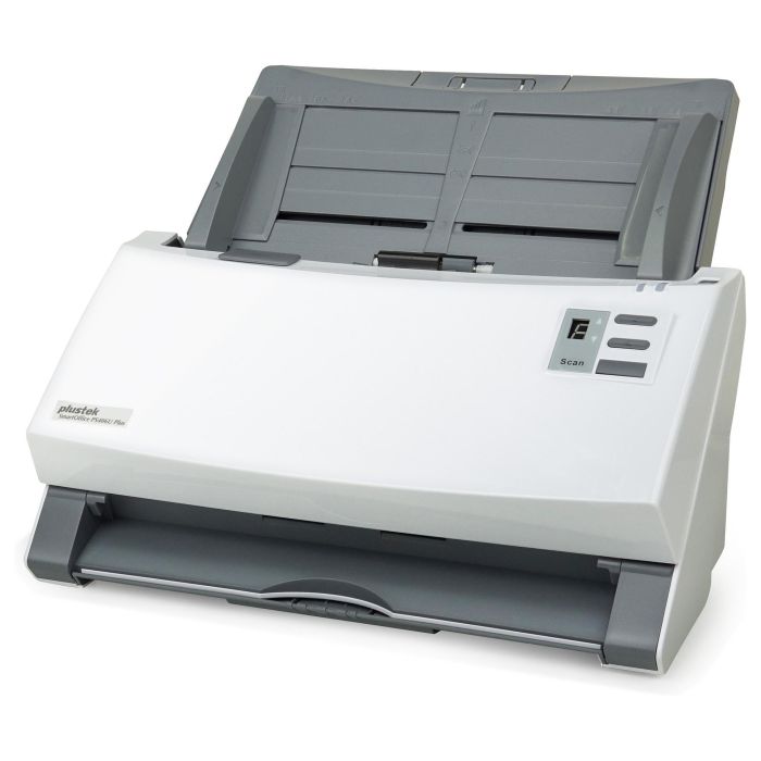 Plustek Escáner PS406U PLUS, 40ppm Duplex Color, 600x600 DPI, 216x5080mm 1