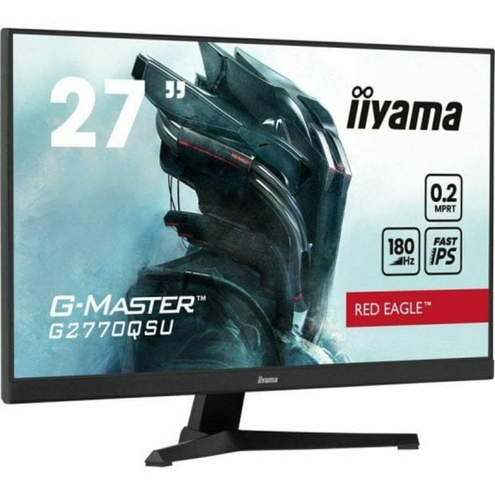 Monitor para PC - IIYAMA - G2770QSU-B6 - 27 QHD - IPS rápido - 180 Hz - 0,2 ms - HUB HDMI/DP/USB - Altavoces - Negro 7