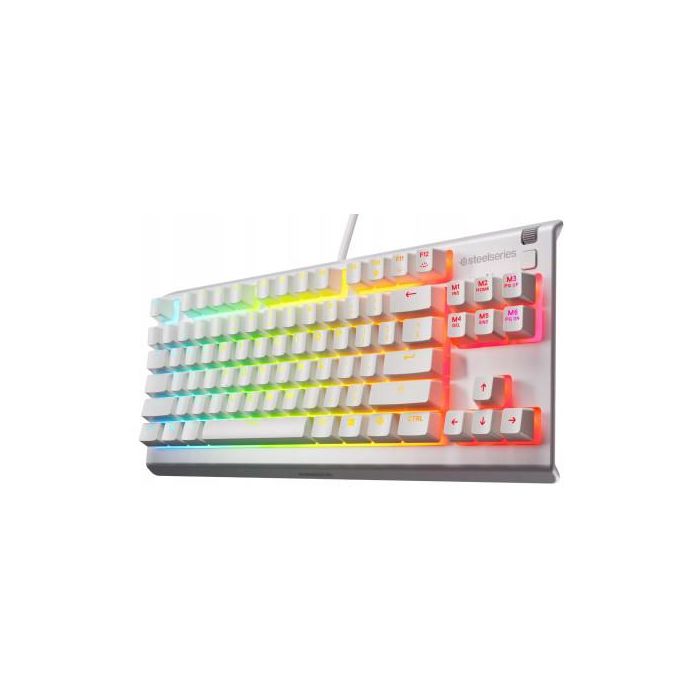 Teclado SteelSeries Apex 3 Tkl (Usa) Blanco (64819) Teclado SteelSeries Apex 3 Tkl (Usa) Blanco (64819)