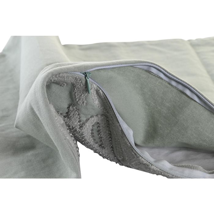 DKD Home Decor Funda de Cojín Decorativa Floral Verde 40x60 cm de Algodón y Poliéster con Cremallera Oculta 3 DKD Home Decor Funda de Cojín Decorativa Floral Verde 40x60 cm de Algodón y Poliéster con Cremallera Oculta 3