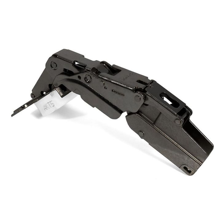 Salice C2BKAE6 Bisagra Silentia+ 155° Ø35 Montaje Directo Acabado Titanio Codo Recto para Puertas 16-26mm Cierre Amortiguado 2
