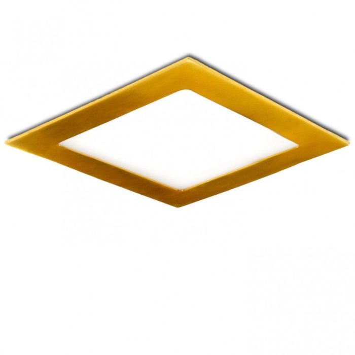 Placa LED 18W 1800Lm 2700ºK Cuadrada Dorado 50.000H [GL-CL-S18N-G-WW 1