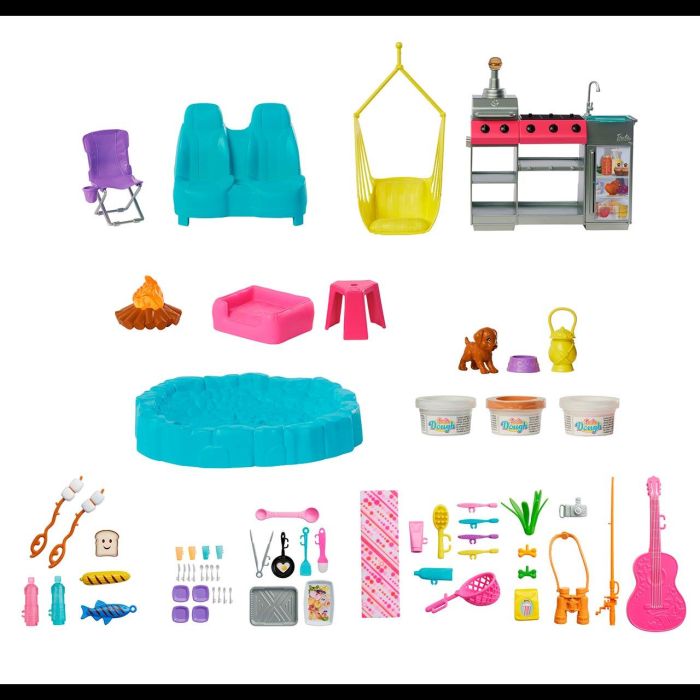 Barbie Hrj78 Súper Caravana DreamCamper con 7 Zonas de Juego, Tienda Plegable y Más de 60 Accesorios para Muñecas Barbie 2 Barbie Hrj78 Súper Caravana DreamCamper con 7 Zonas de Juego, Tienda Plegable y Más de 60 Accesorios para Muñecas Barbie 2