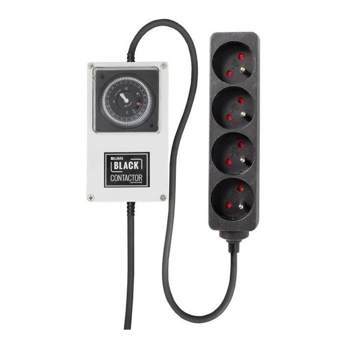 Lumii LUM5034517303229 Temporizador de Iluminación con Regleta 4 Enchufes