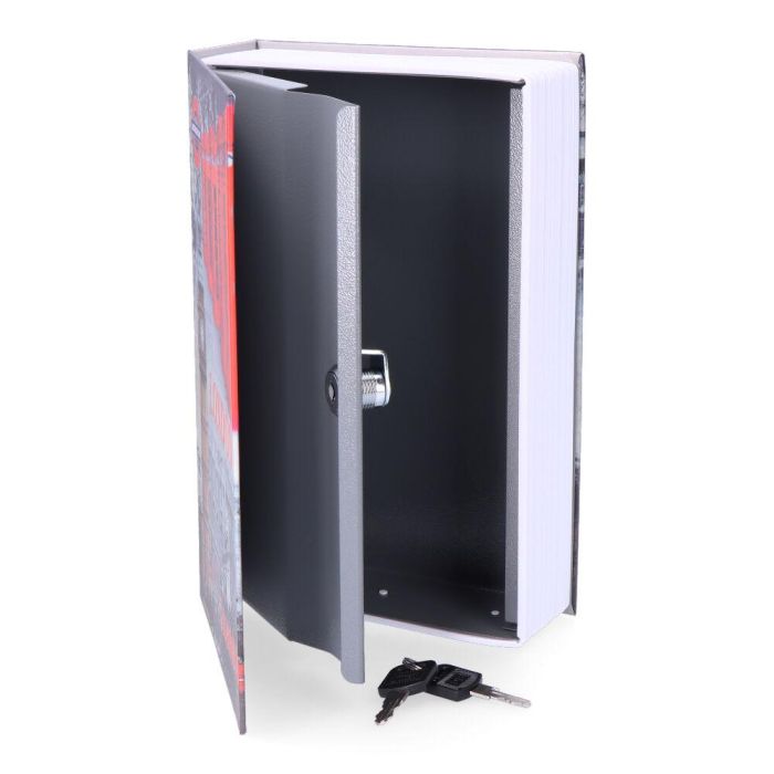 Micel Libro seguridad London cfc08 m13403, caja fuerte oculta en acero, acabado gris 1 Micel Libro seguridad London cfc08 m13403, caja fuerte oculta en acero, acabado gris 1