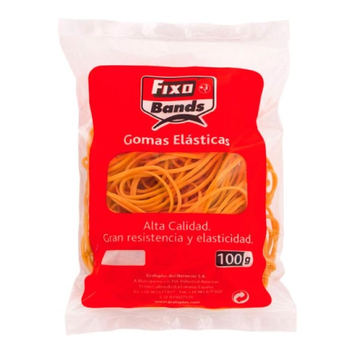 Fixo Bands Gomas elásticas 2 mm x 12 cm, bolsa 100 g 0 Fixo Bands Gomas elásticas 2 mm x 12 cm, bolsa 100 g 0