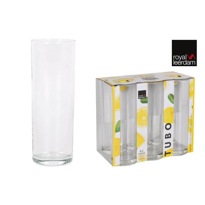 Set de 6 Vasos Tubo Lemon 32 cl - Royal Leerdam (4 Cajas)