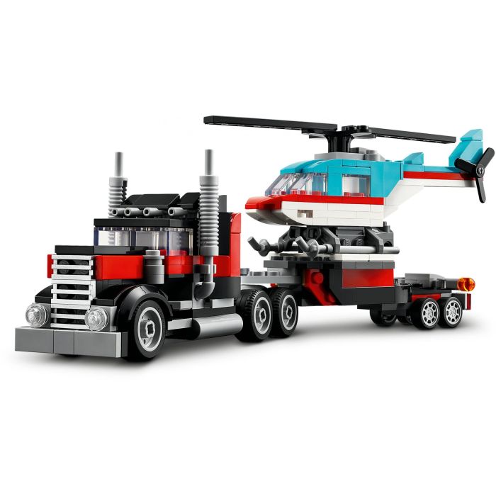 Lego Creator Juego de Construcción: Camión Plataforma con Helicóptero para Niños y Niñas, Edad Mínima 7 Años 3 Lego Creator Juego de Construcción: Camión Plataforma con Helicóptero para Niños y Niñas, Edad Mínima 7 Años 3