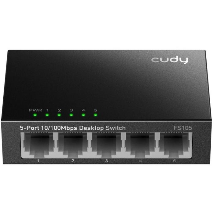 Cudy FS105 Switch No Administrado Fast Ethernet 5 Puertos RJ-45 0 Cudy FS105 Switch No Administrado Fast Ethernet 5 Puertos RJ-45 0