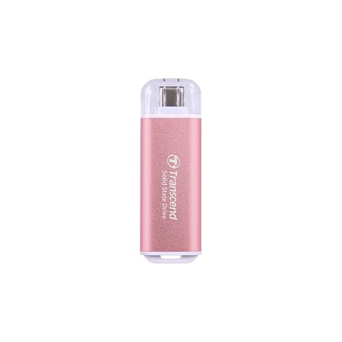 Transcend ESD300 1 TB SSD Externo Portátil USB 3.2 Gen 2x1 (USB-C) Rosy Pink