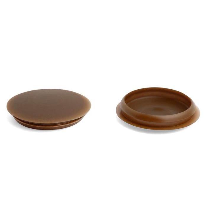 DUVER Tapa Embellecedora de Embutir Ø25mm Canela 25 Acabado Blanco, para Taladros de 25mm (Pack 100 Unidades) 2 DUVER Tapa Embellecedora de Embutir Ø25mm Canela 25 Acabado Blanco, para Taladros de 25mm (Pack 100 Unidades) 2