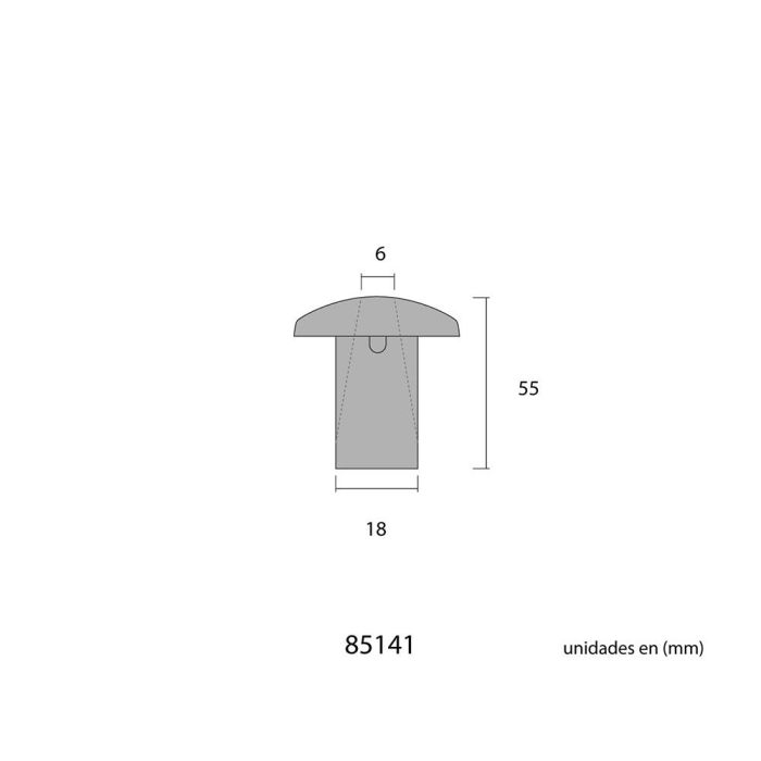 Protector de varilla y reas para construcción, polipropileno, Ø 6-18 mm, pack 50 unid. 1 Protector de varilla y reas para construcción, polipropileno, Ø 6-18 mm, pack 50 unid. 1