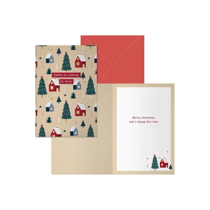 Christmas Dohe 115X170 Town 6 unidades