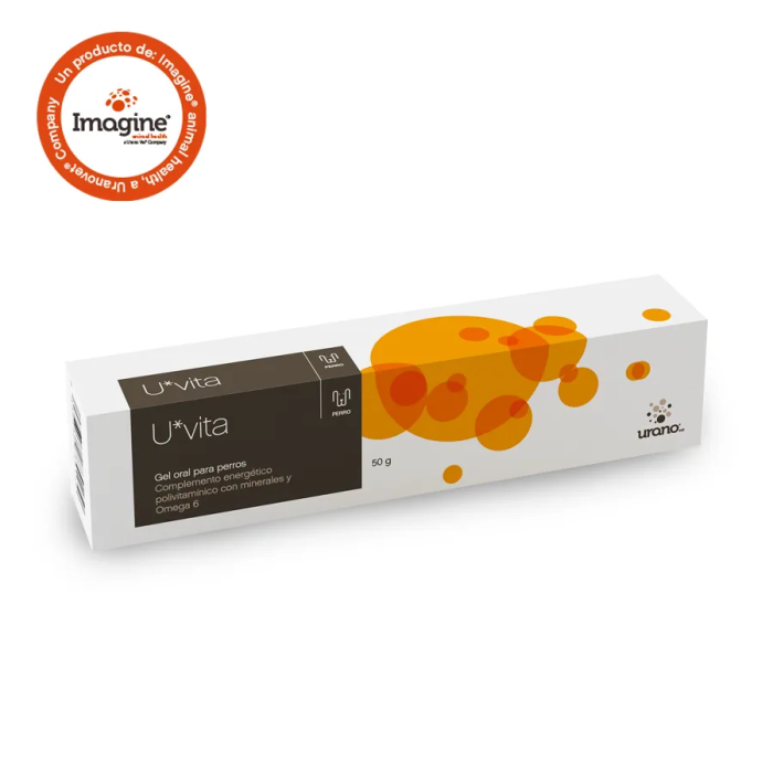 Uvita Gel Oral para Perros - Complemento Energético Polivitamínico 50 gr Sabor Naranja - Vitaminas, Minerales y Omega 6 Uvita Gel Oral para Perros - Complemento Energético Polivitamínico 50 gr Sabor Naranja - Vitaminas, Minerales y Omega 6