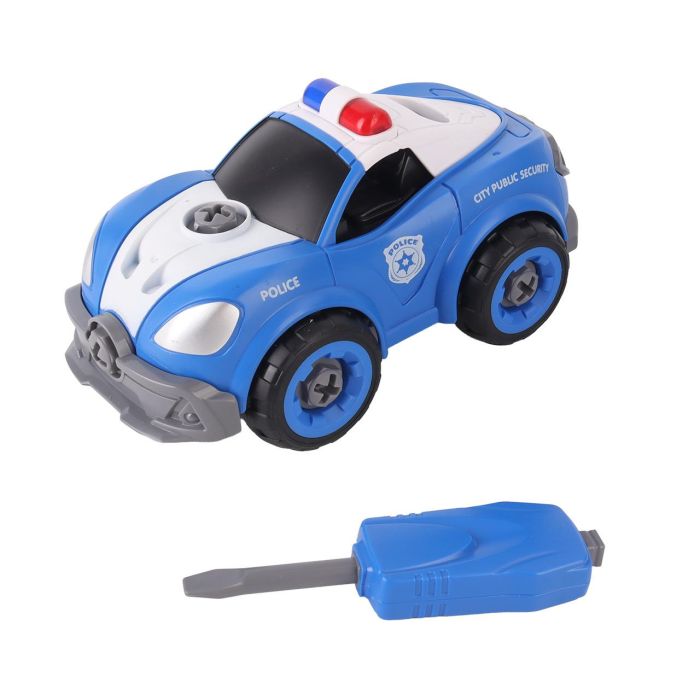 Diy Coche De Policia Construccion 21 Pzas T01021 2