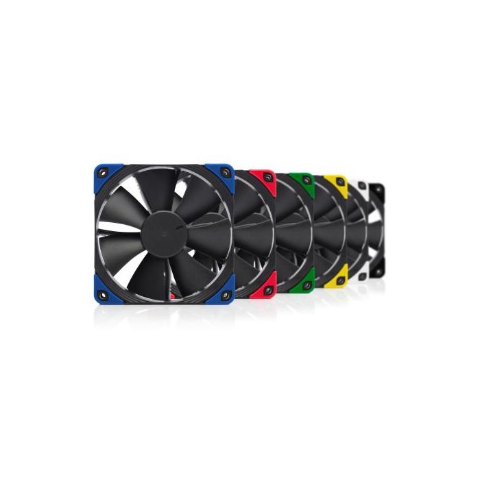 Noctua NF-F12 PWM CH.BK.S Ventilador 120mm PWM Negro 1500RPM 93.4M3/H 22.4DBA Carcasa Ordenador 1