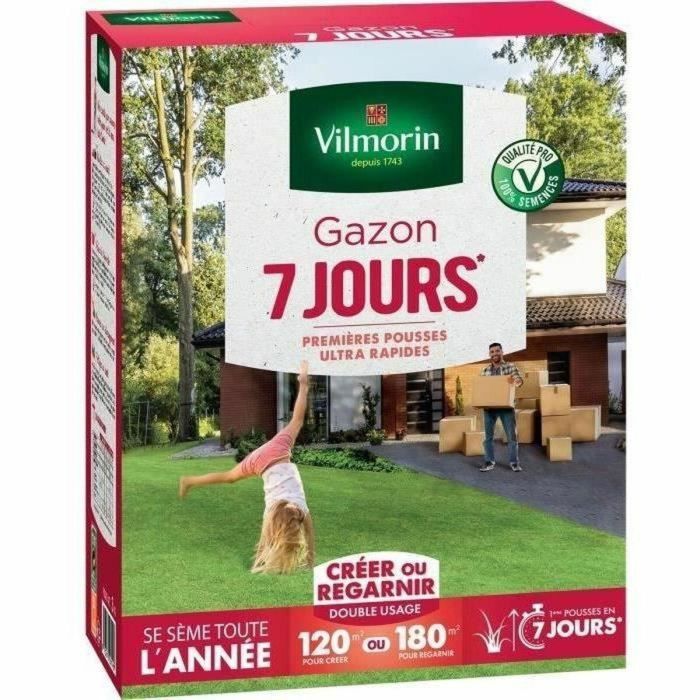 Vilmorin VIL3182670261428 Semillas de césped 7 días - 3 kg 0 Vilmorin VIL3182670261428 Semillas de césped 7 días - 3 kg 0