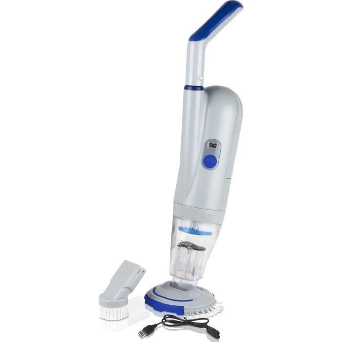 Gre 8412081307480 Limpiador de fondo de la batería para spas y piscinas elevadas con filtro de cartucho Gre 8412081307480 Limpiador de fondo de la batería para spas y piscinas elevadas con filtro de cartucho