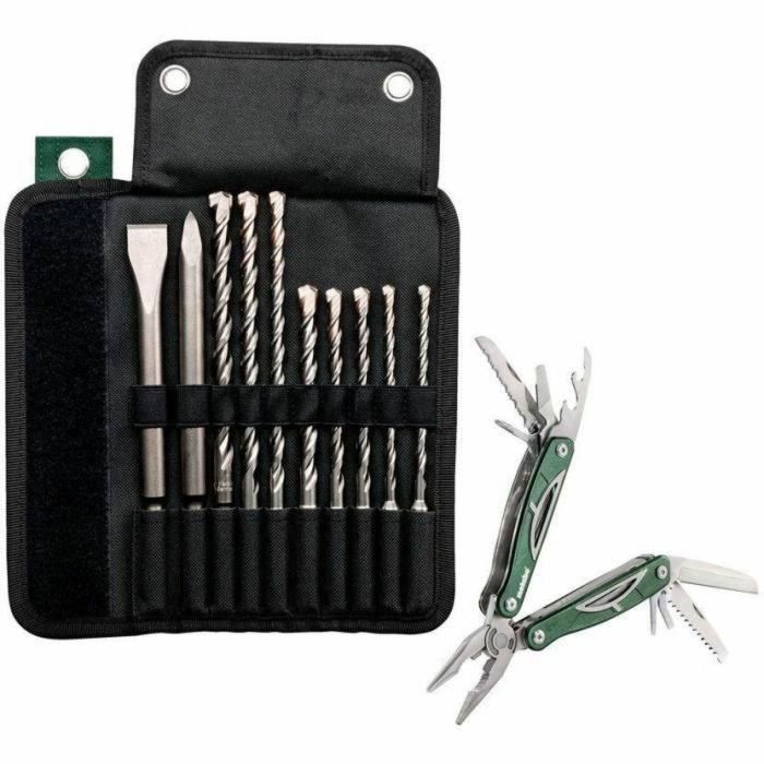 Metabo MET4007430323200 Maletín de Accesorios SDS-Plus Pro 4 para Martillo Perforador: Taladros y Cinceles