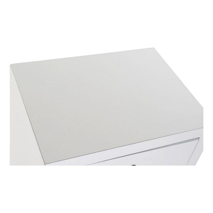 Mesita De Noche Oriental DKD Home Decor Blanco Plateado 34 x 66 x 45 cm 6 Mesita De Noche Oriental DKD Home Decor Blanco Plateado 34 x 66 x 45 cm 6