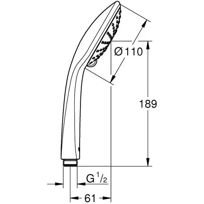 Grohe Ducha de mano de 2 chorros 1 Grohe Ducha de mano de 2 chorros 1