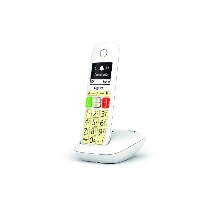 Telefono Fijo Inalambrico Gigaset E290 Blanco 2 Telefono Fijo Inalambrico Gigaset E290 Blanco 2