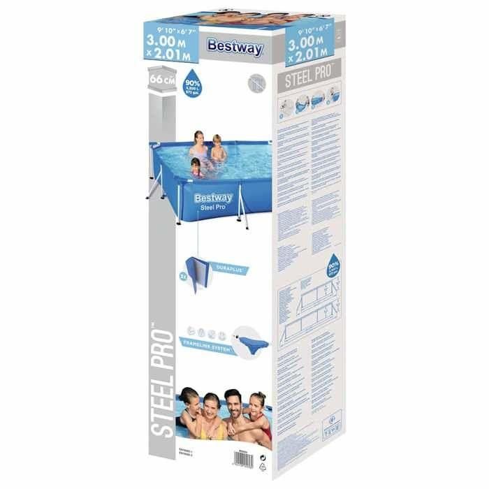 Piscina Tubular Rectangular BESTWAY 3x2.01x0.66m 4