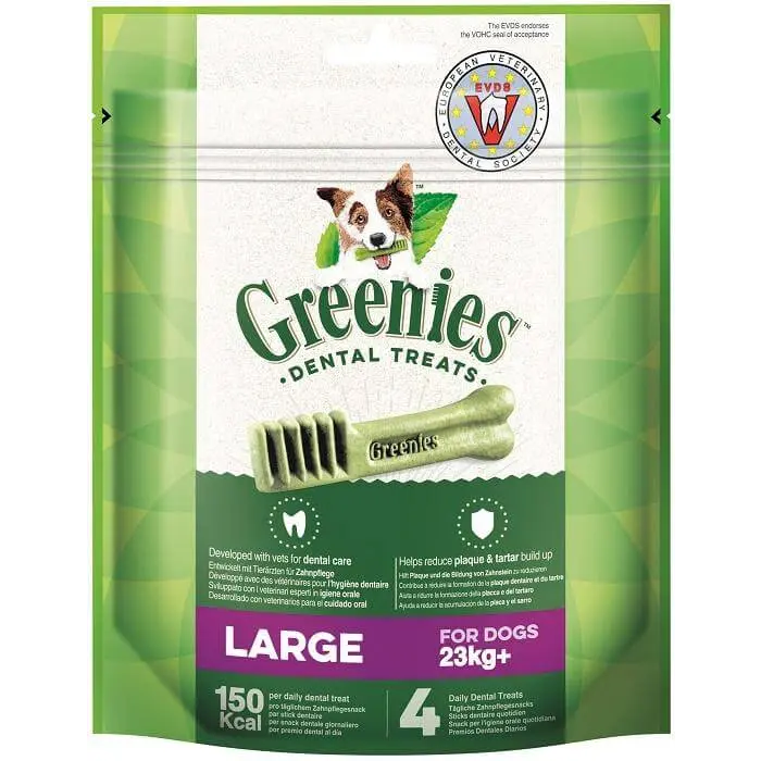 Greenies Dental Large Caja 6x170 gr para Perros - Mordisco Dental para Limpieza y Frescura Bucal