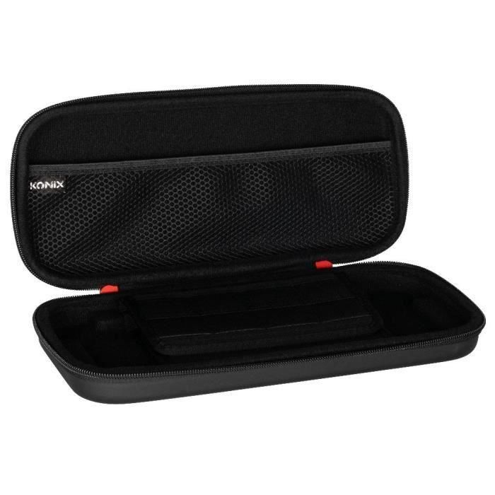 Estuche protector y de transporte - KONIX - Consola Nintendo Switch 2 - Red para guardar accesorios - 8 compartimentos para juegos - Negro 1 Estuche protector y de transporte - KONIX - Consola Nintendo Switch 2 - Red para guardar accesorios - 8 compartimentos para juegos - Negro 1