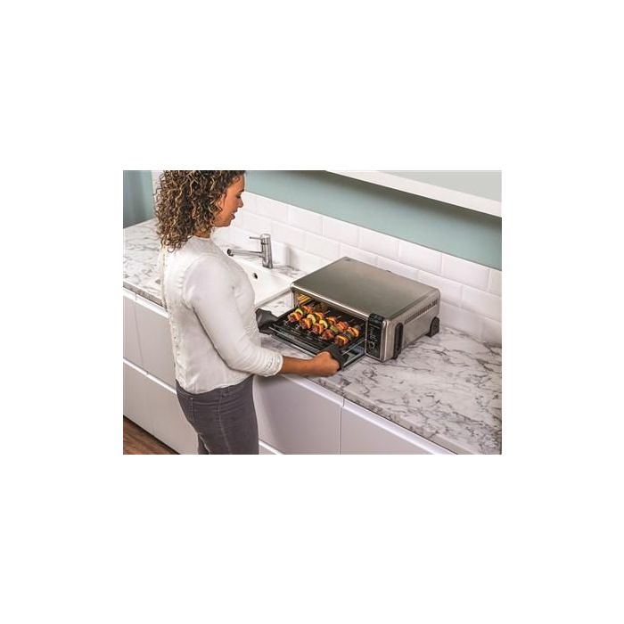 Ninja SP101EU Minihorno de Sobremesa 8 en 1 Vertical Compacto con Tecnología Digital Crisp y Aire Caliente - Ideal para Cocinas Pequeñas 9