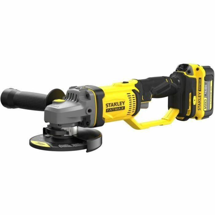 Stanley Fatmax V20 SFMCG400M2K-QW Amoladora 125 mm Inalámbrica 18V con 2 Baterías 4Ah 4