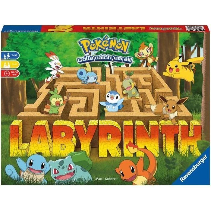Ravensburger Juego de Mesa Labyrinth Pokemon - Aventura en Laberinto Cambiante Ravensburger Juego de Mesa Labyrinth Pokemon - Aventura en Laberinto Cambiante