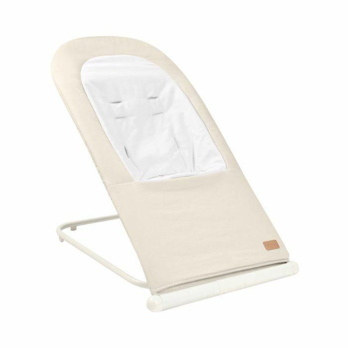 Beaba BEA1701219022704 Tumbona Plegable Eazy Relax, 3 Inclinaciones, Ultra Compacta y Delgada, Greige 5