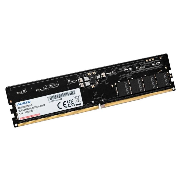 Adata Memoria RAM DDR5 16GB 5600 MHz UDIMM Modelo AD5U560016G-S 1