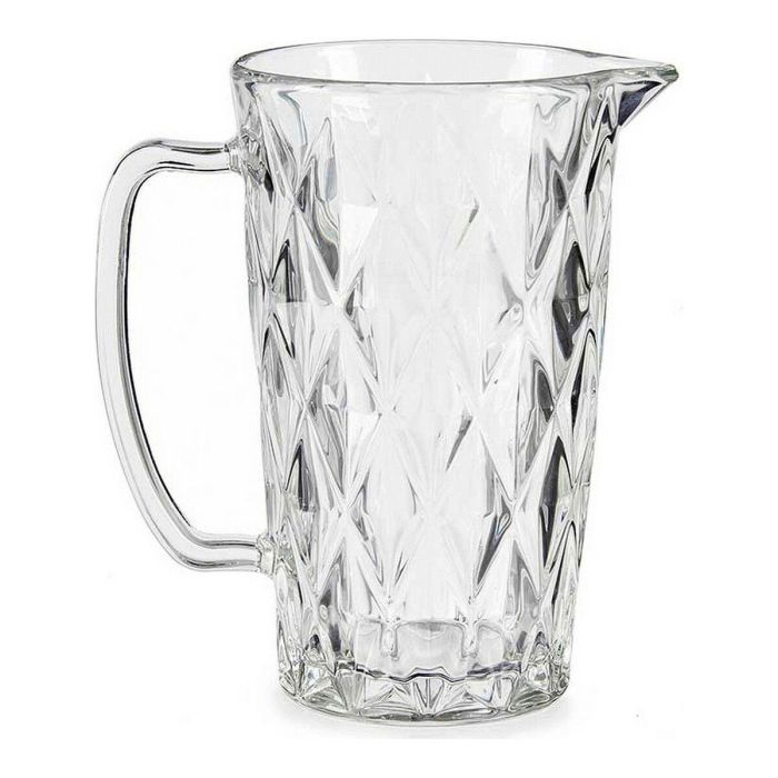 Jarra de Agua Diamante 1L Vivalto - Vidrio Transparente 12x19.5x17.7 cm (6 Unidades) Jarra de Agua Diamante 1L Vivalto - Vidrio Transparente 12x19.5x17.7 cm (6 Unidades)