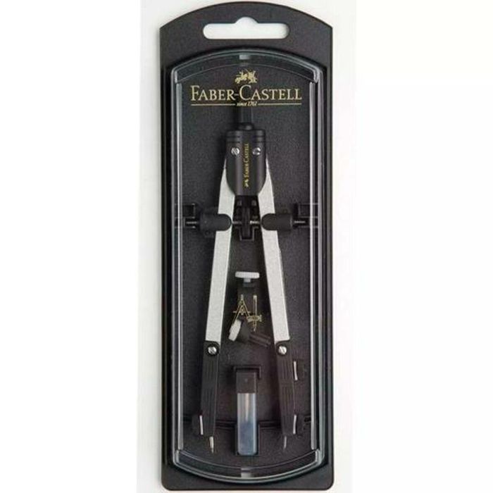 Compás Faber-Castell 17 cm Accesorios (5 Unidades) 1