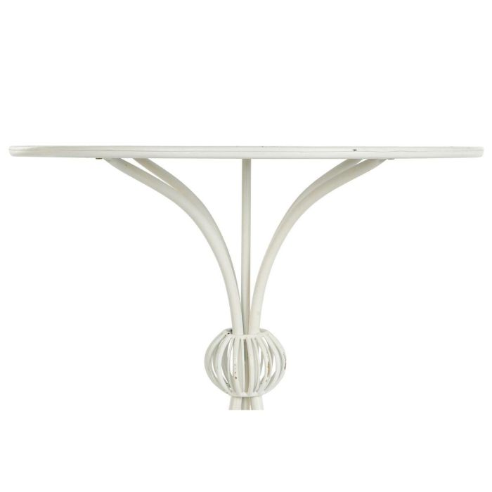 Mesita Auxiliar Tradicional DKD Home Decor Blanco 81 x 81.5 x 81 cm 3 Mesita Auxiliar Tradicional DKD Home Decor Blanco 81 x 81.5 x 81 cm 3
