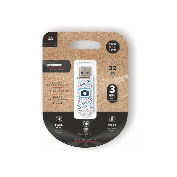 Memoria Usb 32Gb Tech-One-Tech Foto Dream 2.0 (Incluye Canon Lpi De 0.24 )