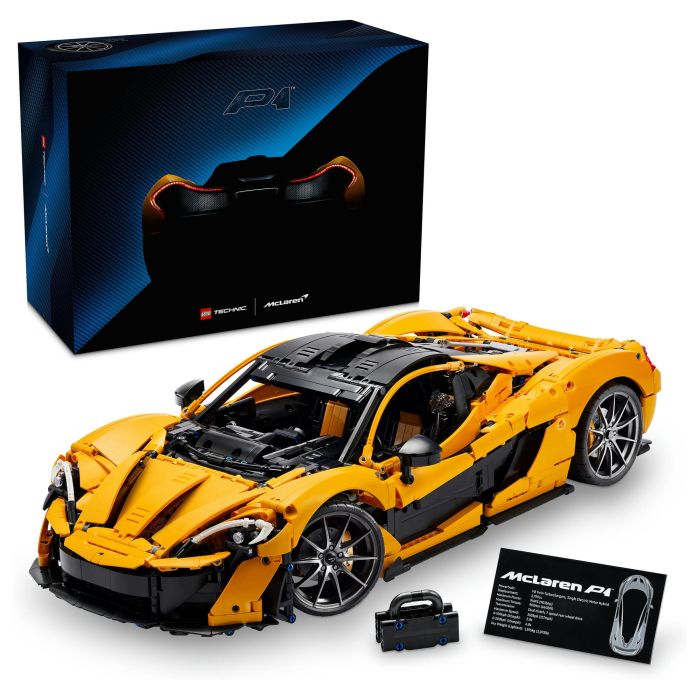 Lego 42172 McLaren P1 - Kit de Modelo de Hiperdeportivo para Adultos Entusiastas de Vehículos 4