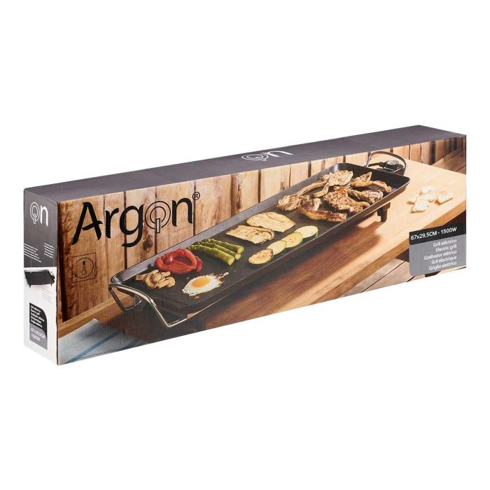 Plancha Electrica 66X28Cm 1500W Argon (4 Unidades) 1