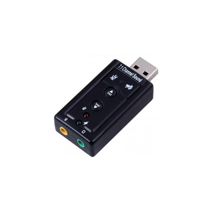 Ewent Adaptador Audio Ew3762 USB 7.1 para PC, Notebook y Netbook con Micrófono y Auriculares 0 Ewent Adaptador Audio Ew3762 USB 7.1 para PC, Notebook y Netbook con Micrófono y Auriculares 0