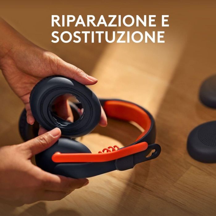 Auriculares Logitech 981-001389 Azul Naranja 2 Auriculares Logitech 981-001389 Azul Naranja 2