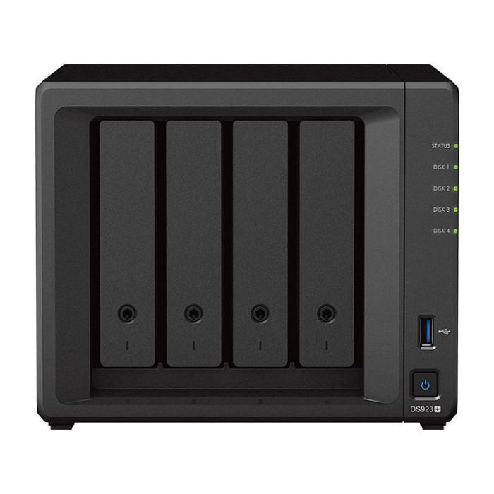 Synology DS923+ NAS Torre 4GB RAM DDR4 ECC 2x USB3.2-I 1