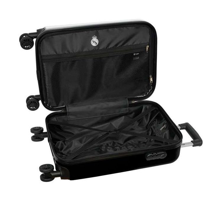Safta Maleta de Cabina 20" Real Madrid 1ª Equip. 24-25, 40.1 L, ABS+PC, con Candado y Ruedas Giratorias 360º 2 Safta Maleta de Cabina 20" Real Madrid 1ª Equip. 24-25, 40.1 L, ABS+PC, con Candado y Ruedas Giratorias 360º 2
