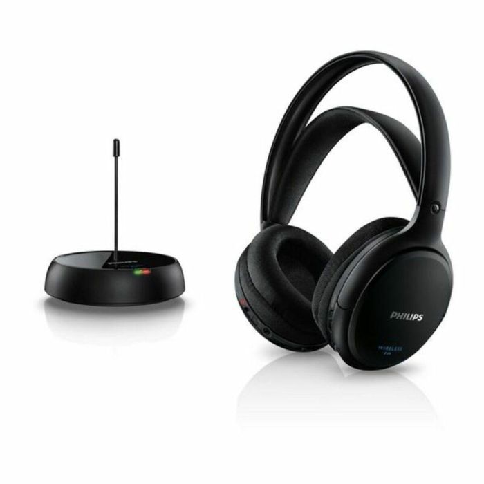 Philips SHC5200/10 Auriculares Diadema Inalámbricos y Alámbricos para Música, Negros, Supraaurales, Batería 14h, Alcance 100m Philips SHC5200/10 Auriculares Diadema Inalámbricos y Alámbricos para Música, Negros, Supraaurales, Batería 14h, Alcance 100m