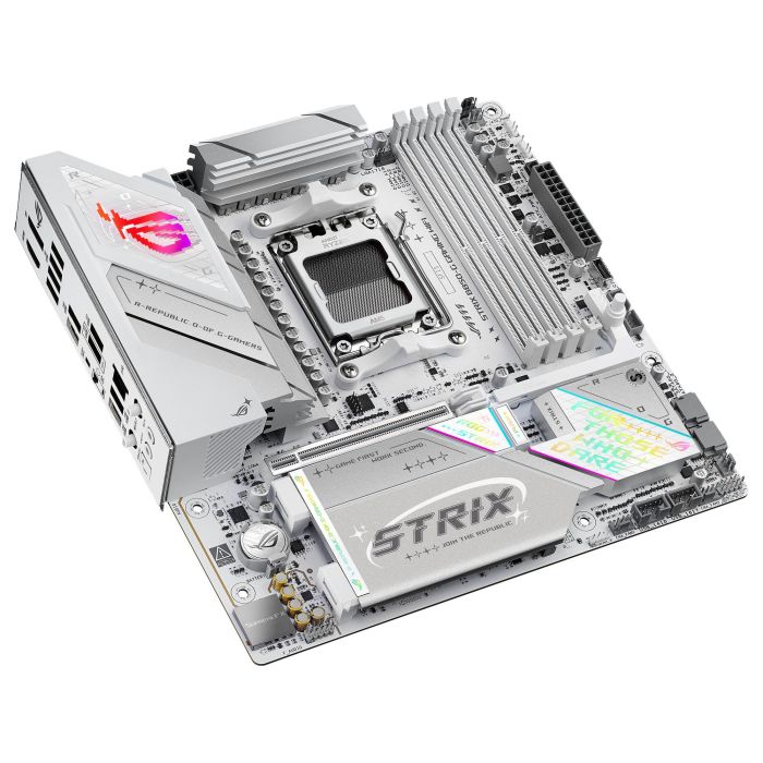 ASUS ROG STRIX B850-G GAMING WiFi Placa Base para PC, Chipset AMD B850, DDR5-SDRAM, Micro ATX 7