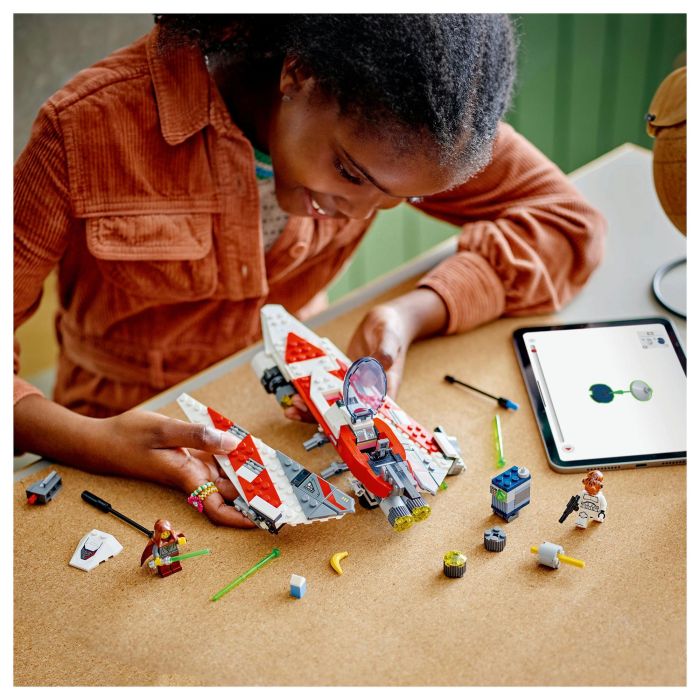 LEGO Star Wars 75388 Caza Estelar Jedi Bob con 2 Minifiguras y Droide Servo